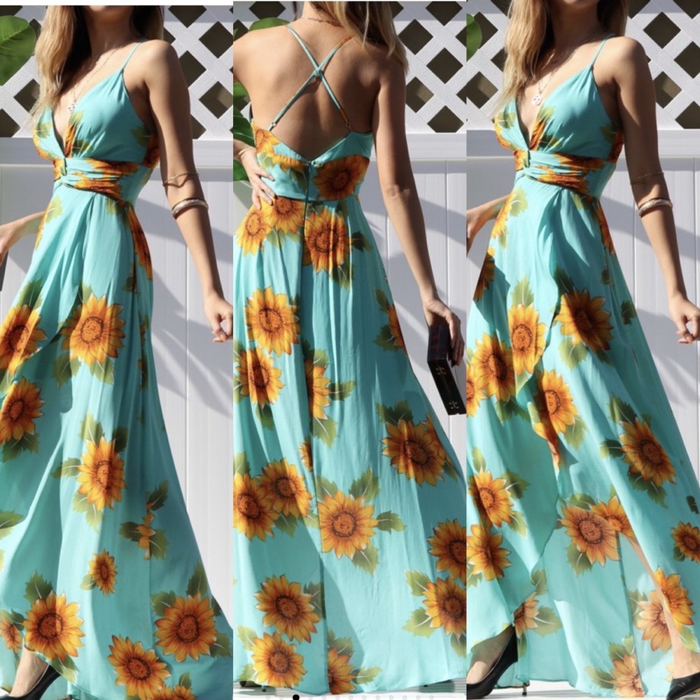 Floral maxi dress